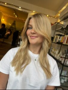 blonde hair colours William Guy salons Honey blonde hair Westbourne salon