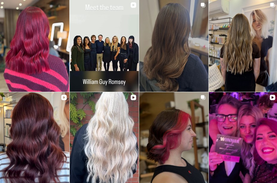 Follow William Guy Hairdressing on Instagram