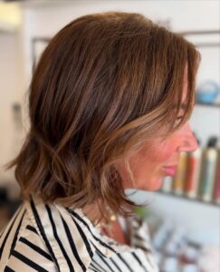 Shaggy Modern Bob Haircut William Guy Salons Romsey