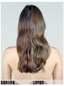 Scalp Treatments From Davines Ringwood Westbourne Salons Oi liquid luster davines before after brunette